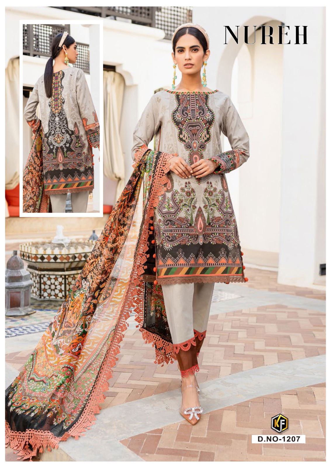 Keval Nureh Vol 12 Karachi Cotton Dress Material Catalog
